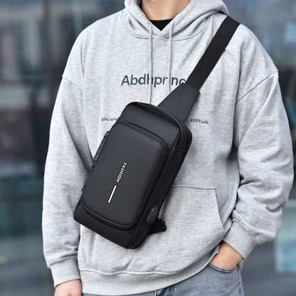 Sac à Bandoulière Multifonction Anti-Vol avec Port USB - Design Moderne et Pratiqu